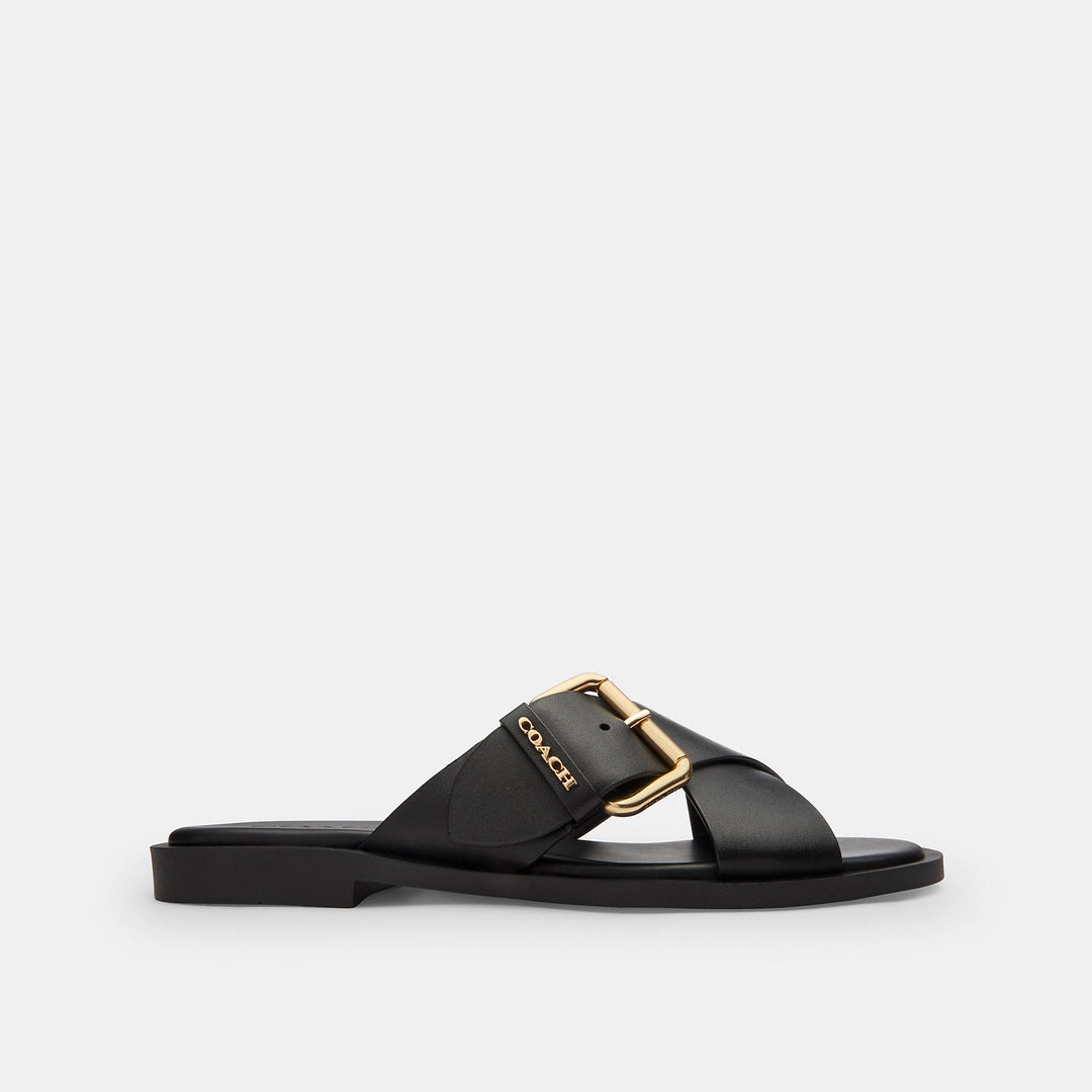 Coach Outlet Crisscross Buckle Sandal | ShopSimon