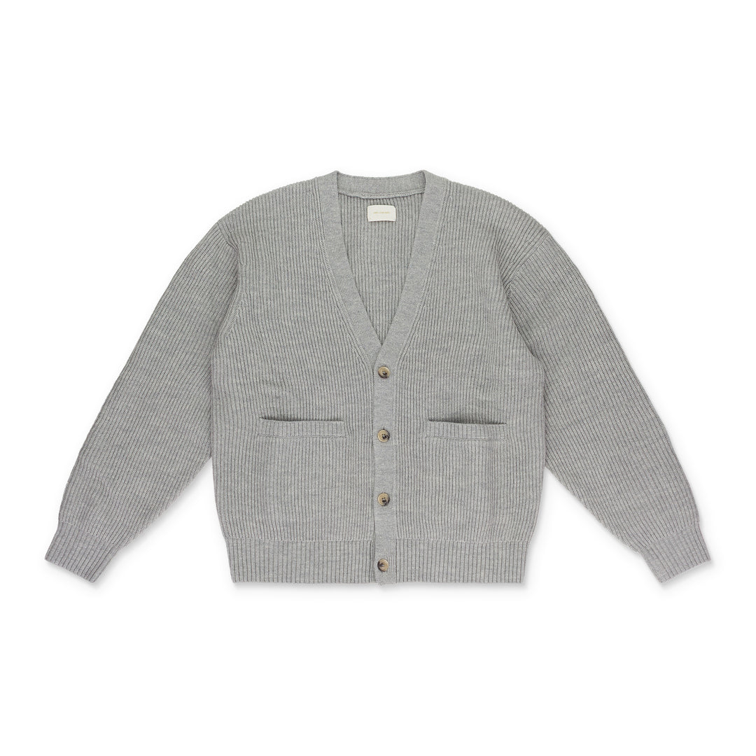 AIME LEON DORE SILVER WAFFLE KNIT CARDIGAN | ShopSimon
