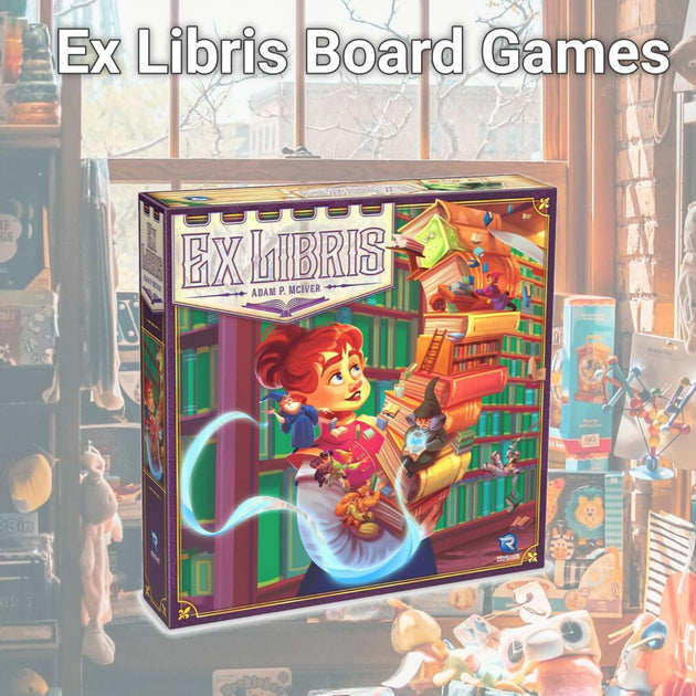 Ex Libris Expanded Archives Game Content Ex Libris: Expanded Archives Board Game Expansion - Requires Core Game To Play Solo Play Board Game Expansion