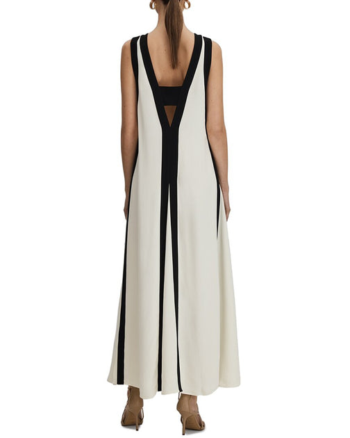 Reiss Rae Colorblock Column Dress | ShopSimon