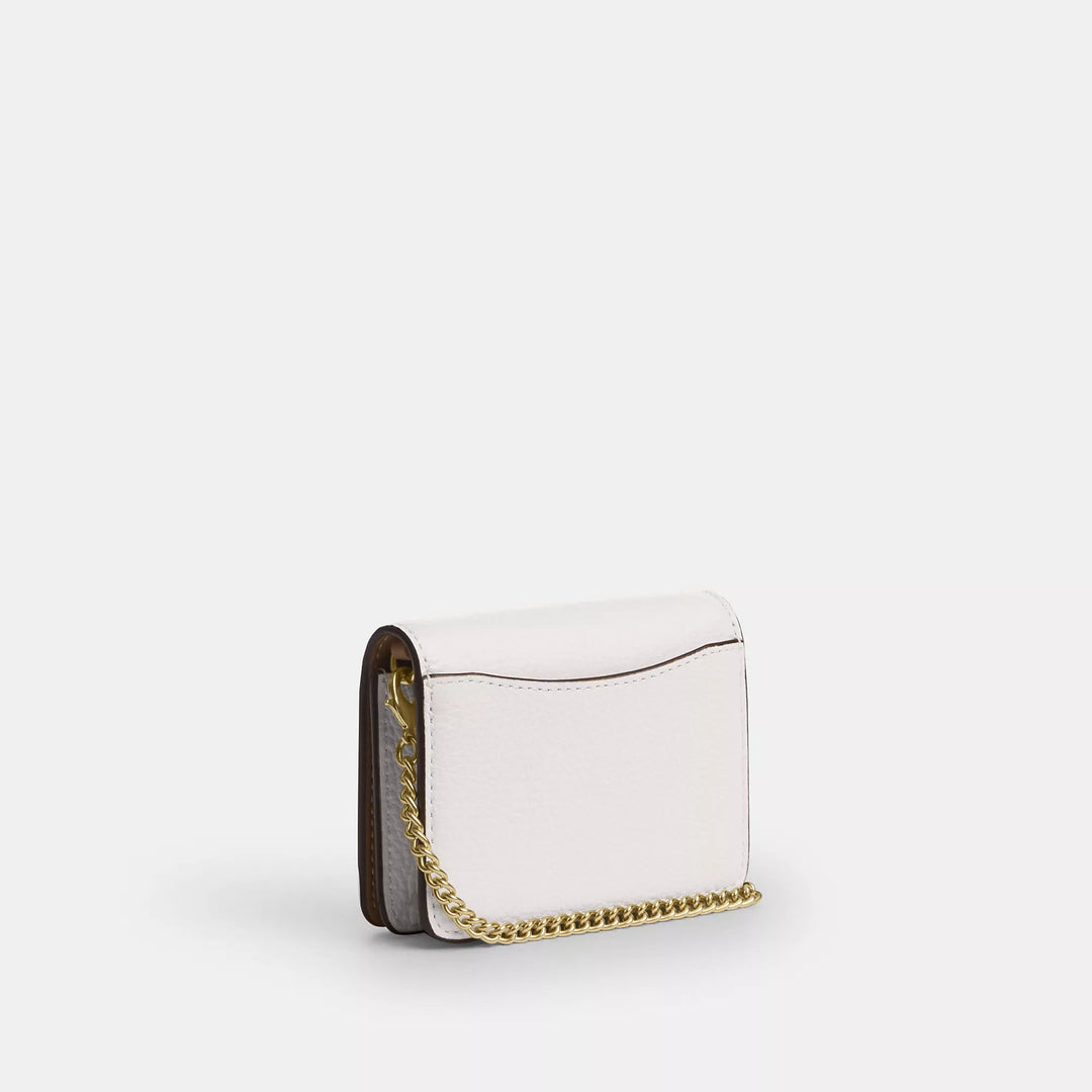 Coach Outlet Mini Wallet On A Chain With Heart Rivets | ShopSimon