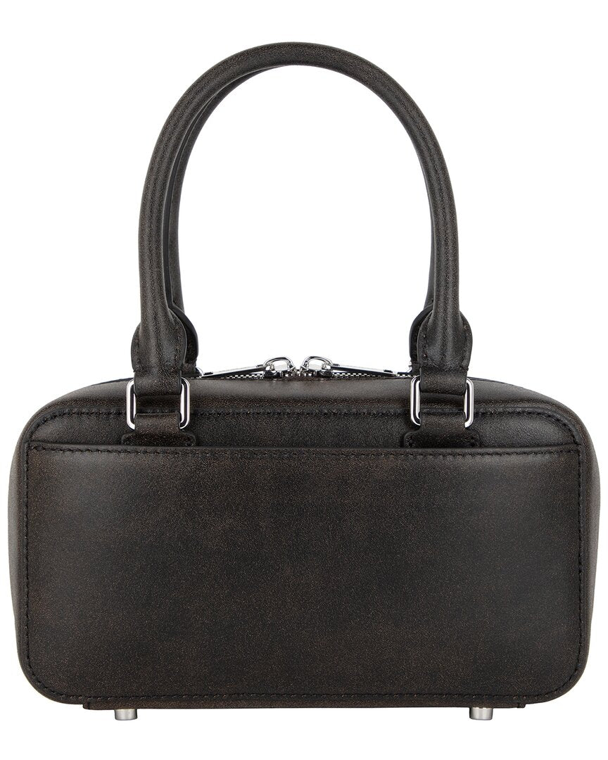 Self Portrait Self-Portrait Mini Distressed Leather Tote | ShopSimon