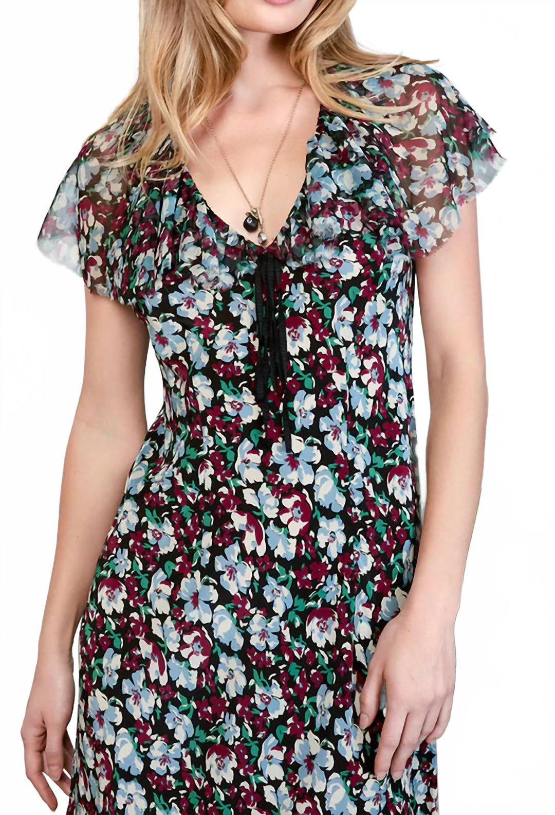CIAO LUCIA Heidi Flowy Maxi Dress In Peonia