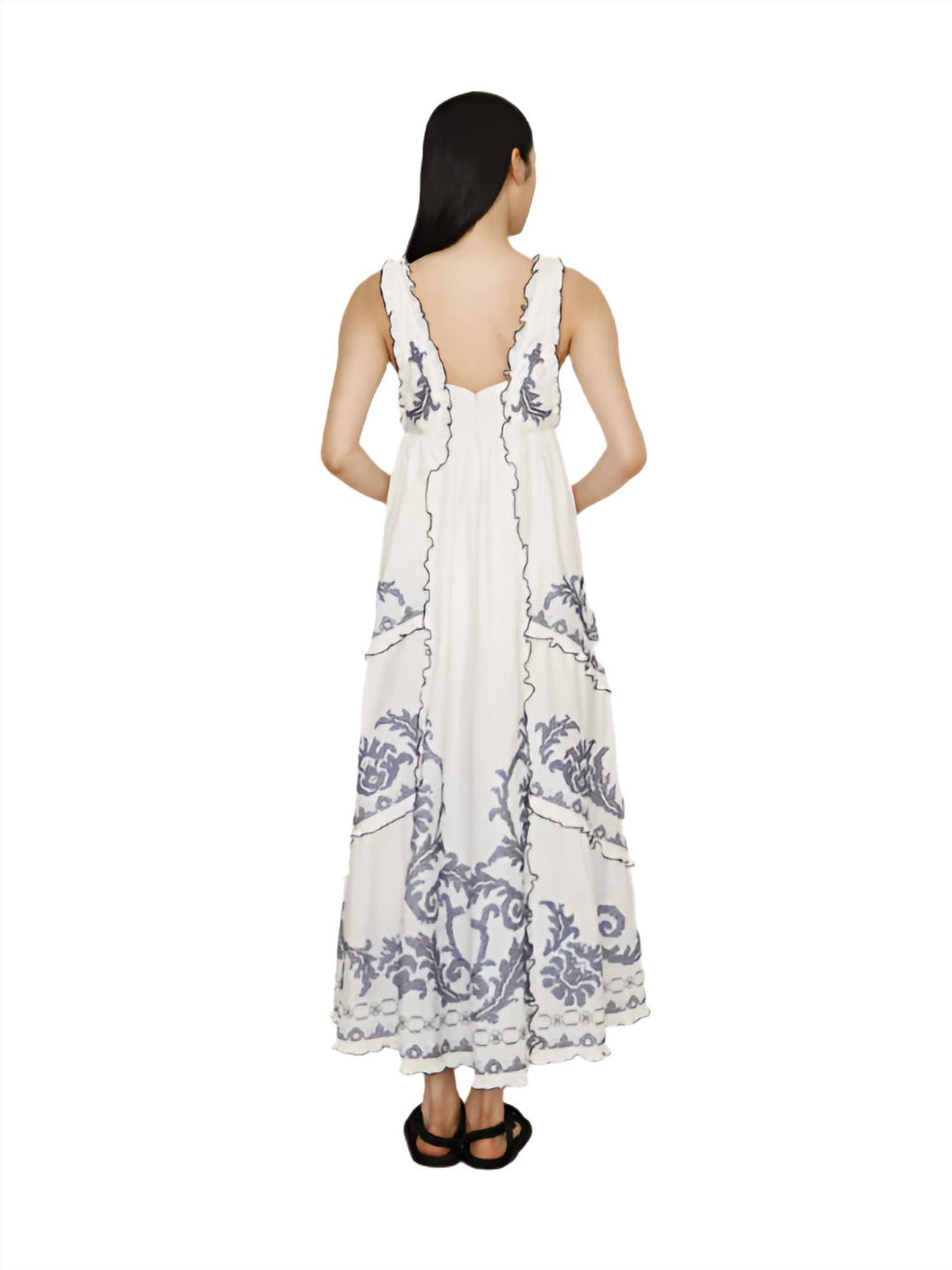 alemais hazel embroidered midi dress Almais, Hazel printed linen-blend maxi dress, Women, Pink, US 10, Dresses