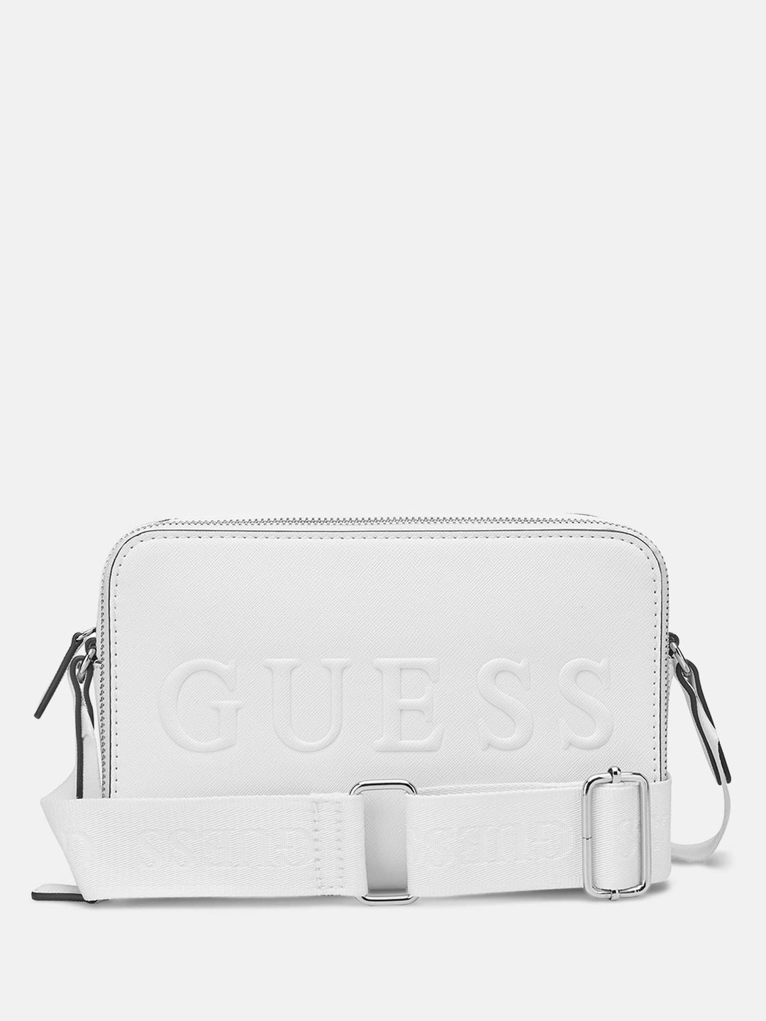 Guess Factory Haddington Mini Double-Zip Crossbody | ShopSimon