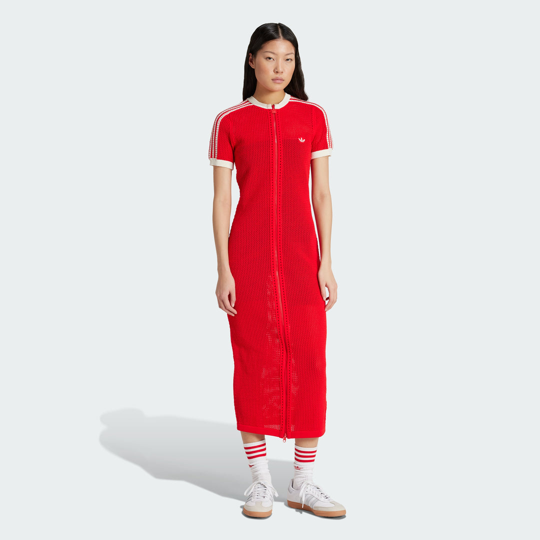 adidas Women's Originals Premium Crochet Dress | ShopSimon adidas Women's Originals Premium Crochet Dress | ShopSimon