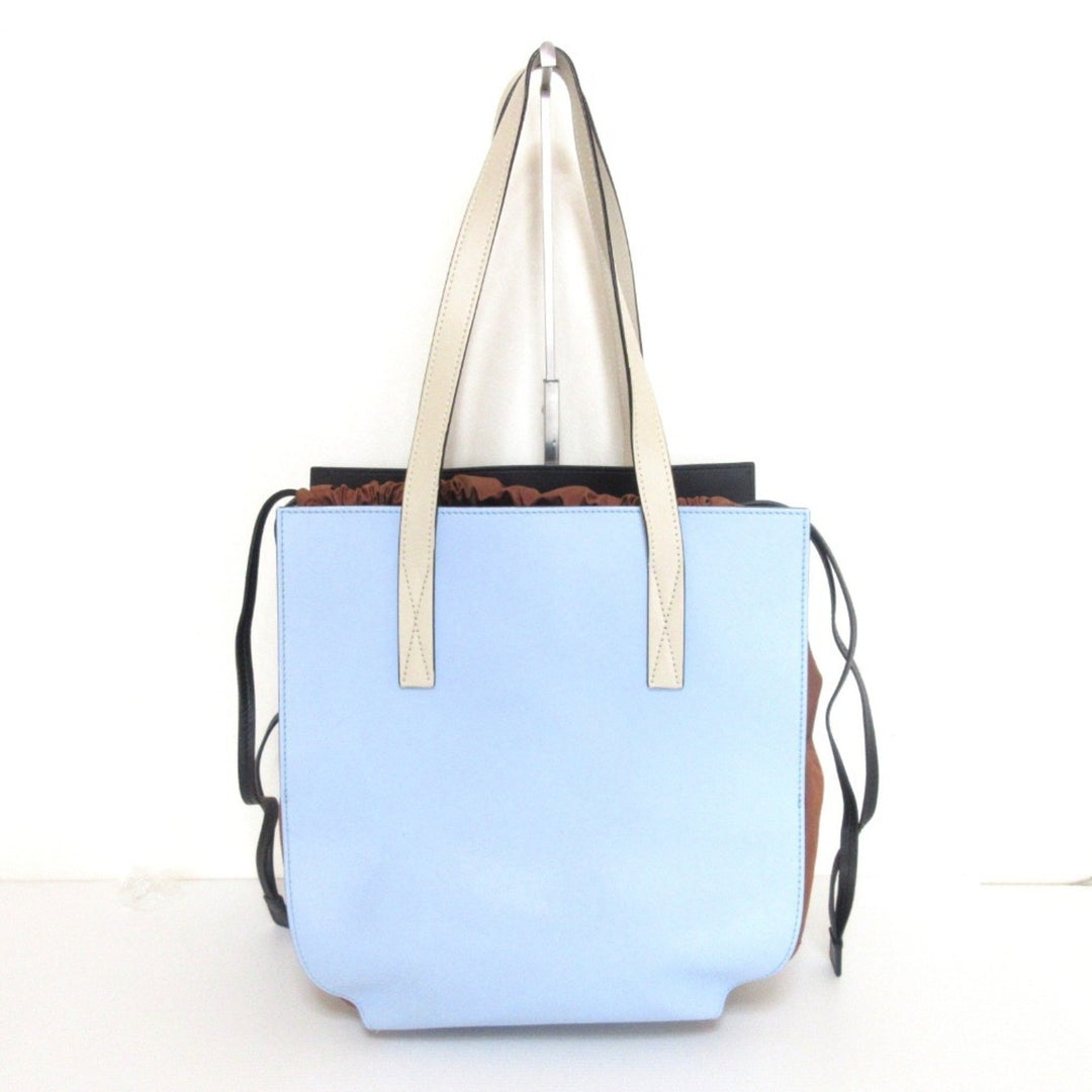 トートバッグ MARNI Women Shoulder Bags SCMP0056L6 P820100B44 Blue Marni Blue Leather Shoulder Bag Tote Bag (pre-owned) | ShopSimon