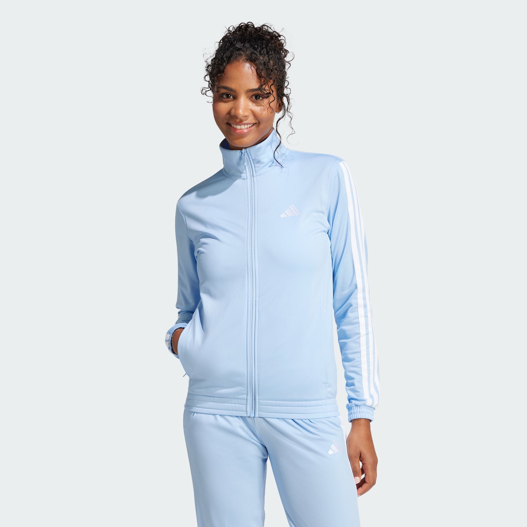 adidas Women's Tricot 3-Stripes Track Jacket