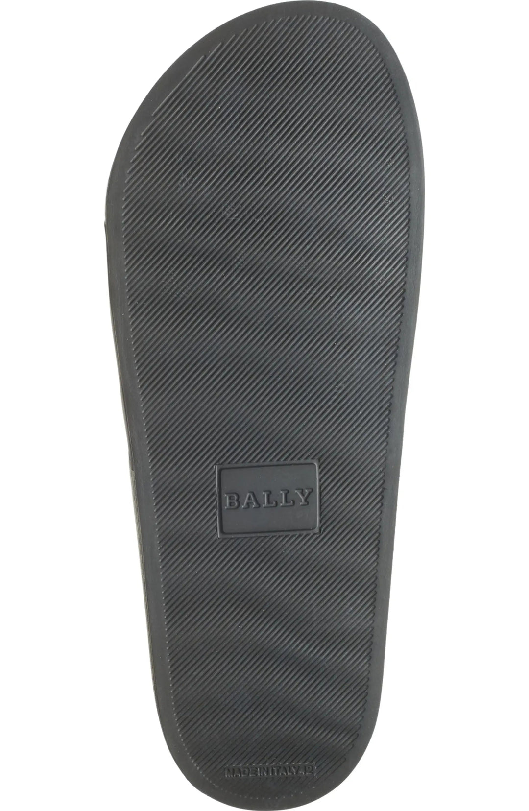 NEW BALLY men\'s simon 6234034 rubber sandals in black logo Bally Simon 6234034 Men main image 2