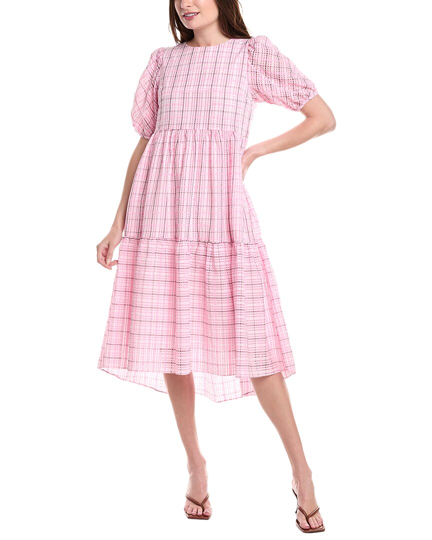 english factory plaid midi dress English Factory Plaid Midi Dress