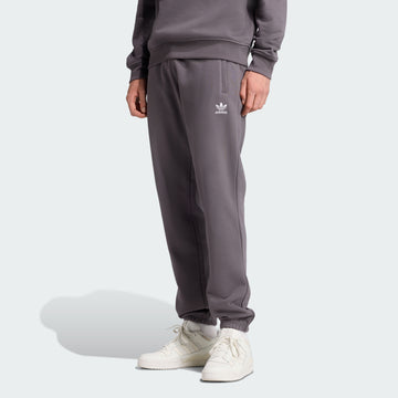 adidas Men's Trefoil Essentials Cotton Pants (Grey Strata)
