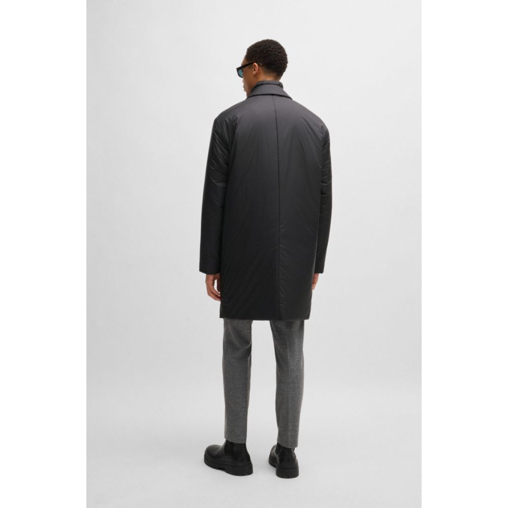 BOSS Lightweight water-repellent padded coat with zip-up inner