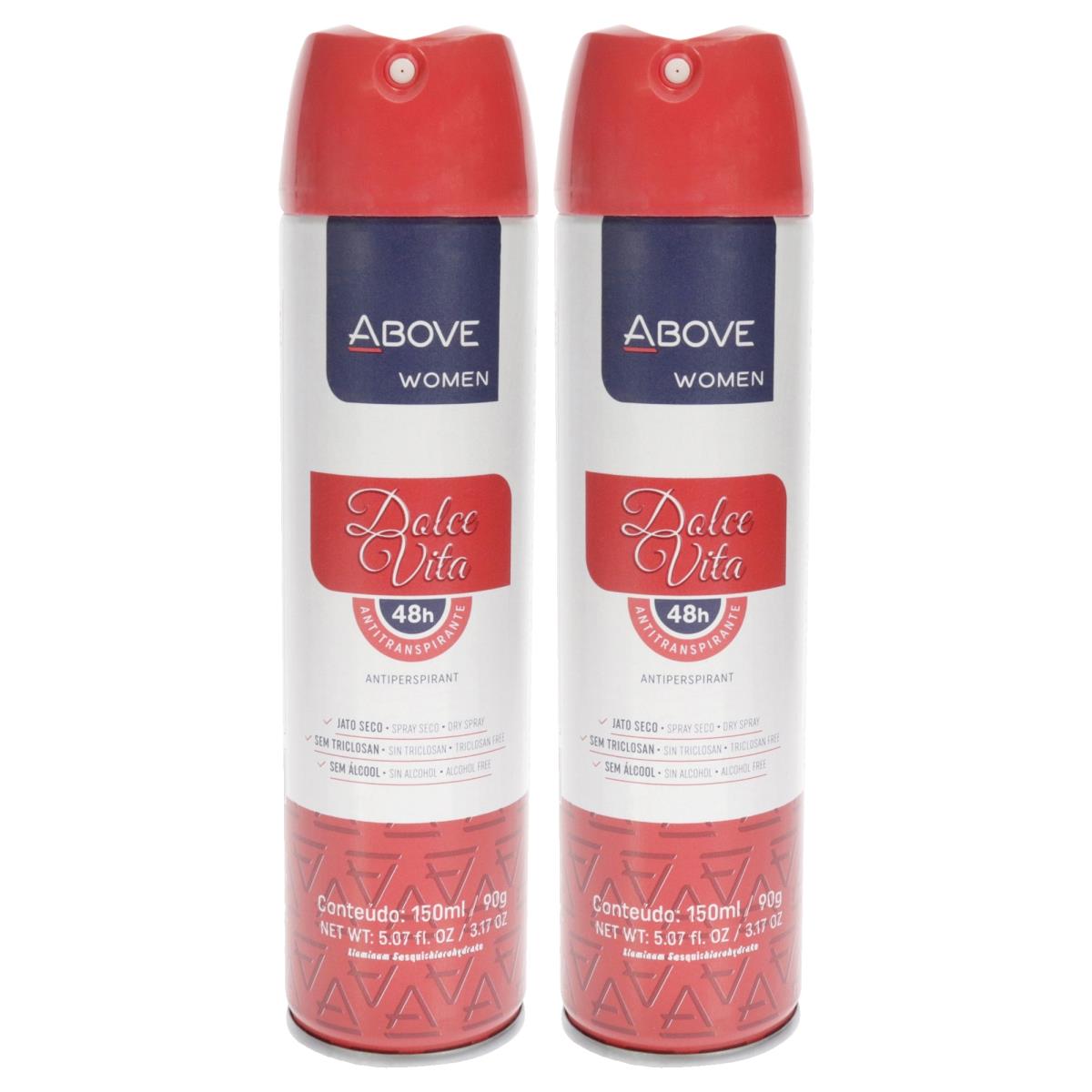 Above Above 3.17 oz 48 Hours Antiperspirant Deodorant for Women - Dolce Vita - Pack of 2,All Products : American Fashion Style Bags On Sale