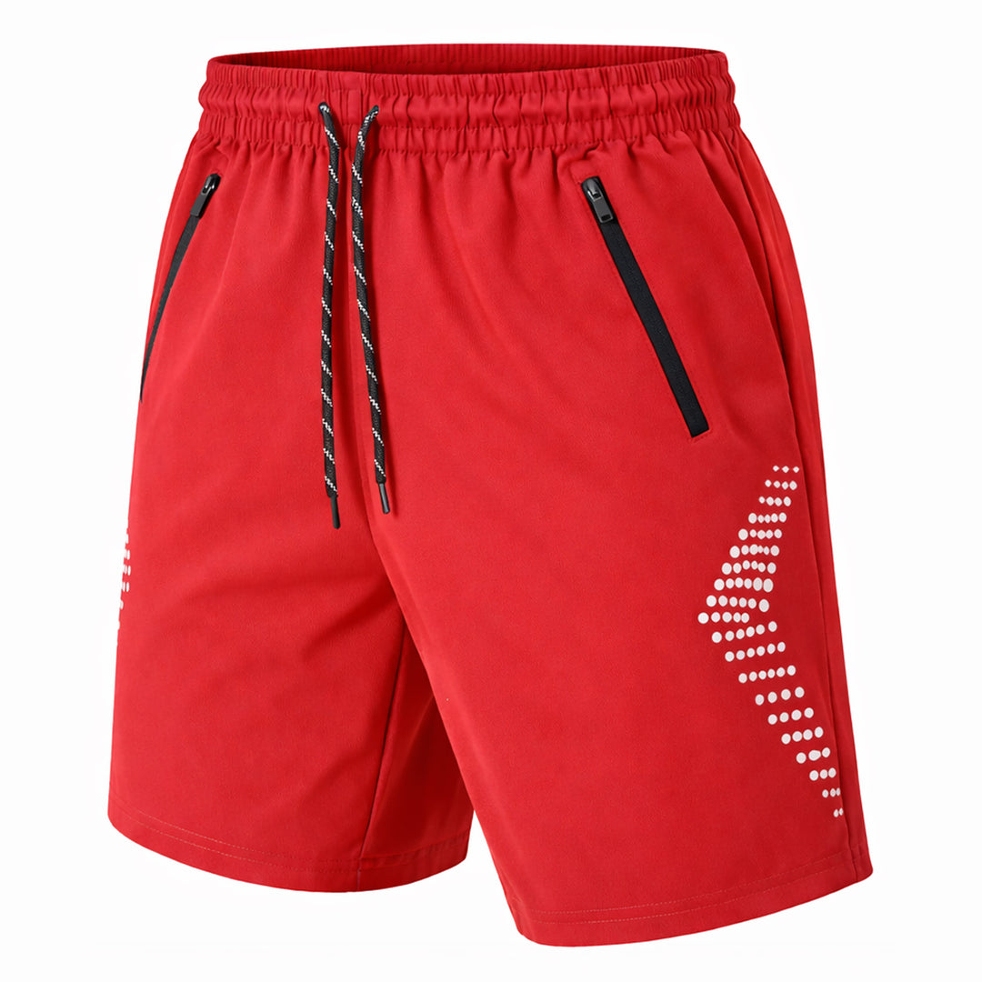 Jump Start Men's Performance Training Shorts With Zipper Pockets