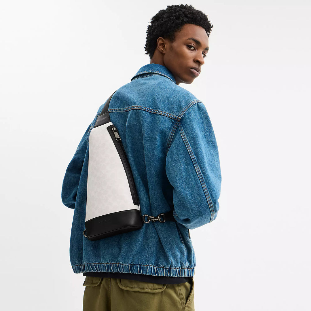Coach Dominic Sling Pack In Signature Canvas Dominic Sling Pack In Signature Canvas | Bags | Coach | COACH® main image 4
