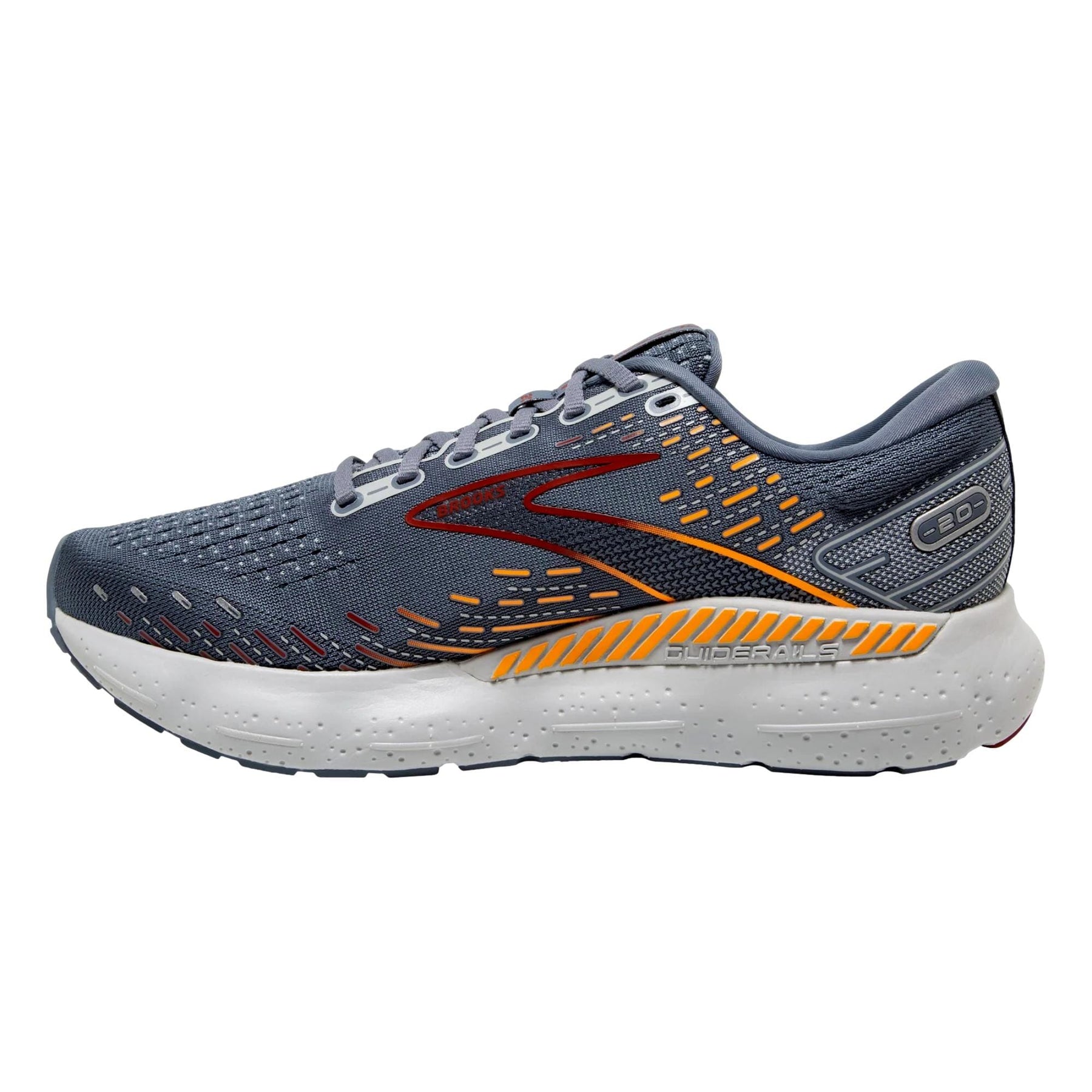 Brooks Glycerin GTS 20 Size 10 Mens Grey Orange Running Shoes 1103831D034 Brooks MEN main image 4
