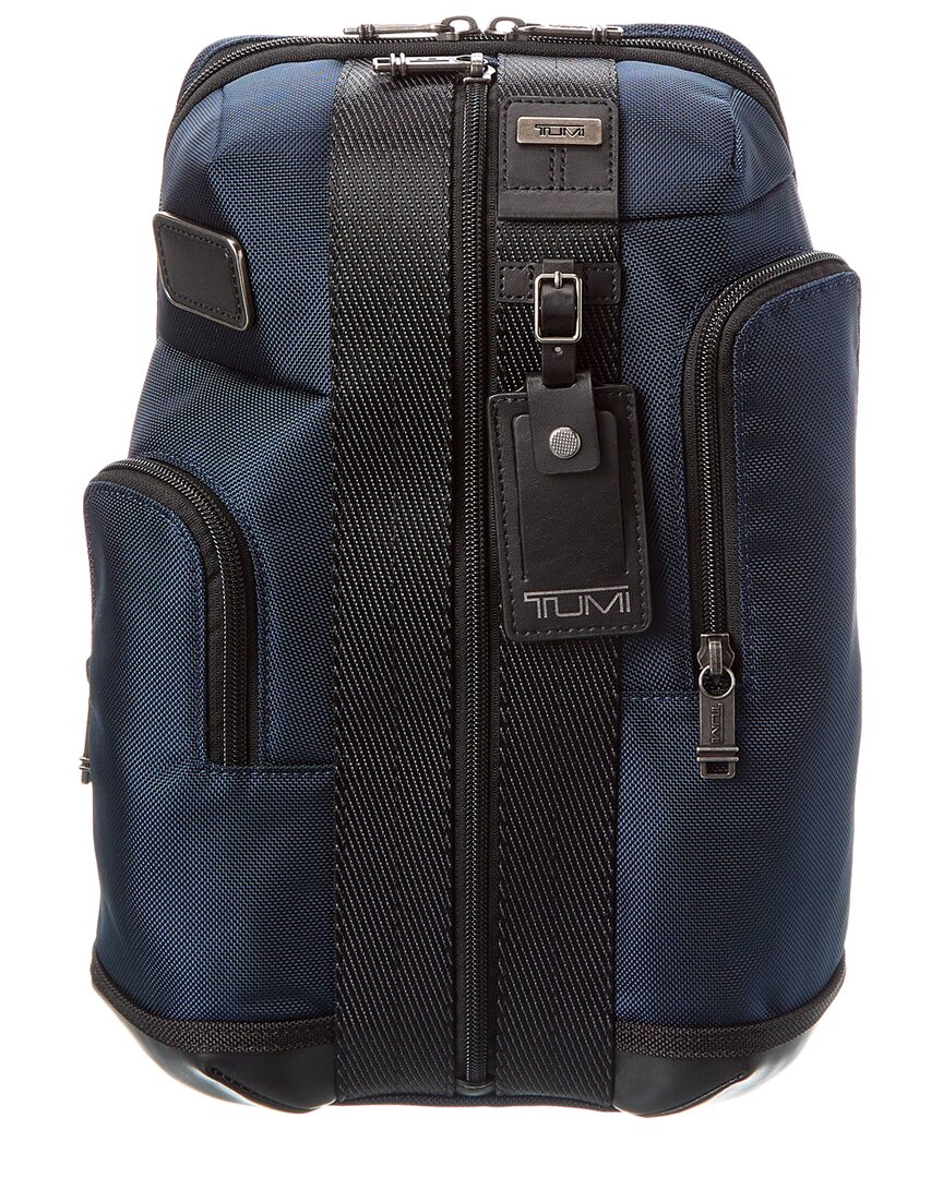 tumi backpack sling Alpha Bravo Knight Black It also features elastic loops to hold cables in place and a top zip pocket ideal for quick access to earphones TUMI Men's Gregory Sling Backpack