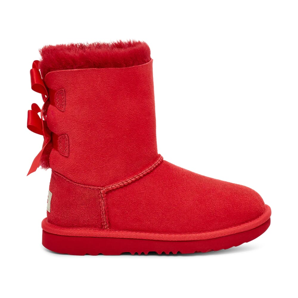 UGG Bailey Bow Ii Samba Red 1017394k-sbr Grade-school ShopSimon