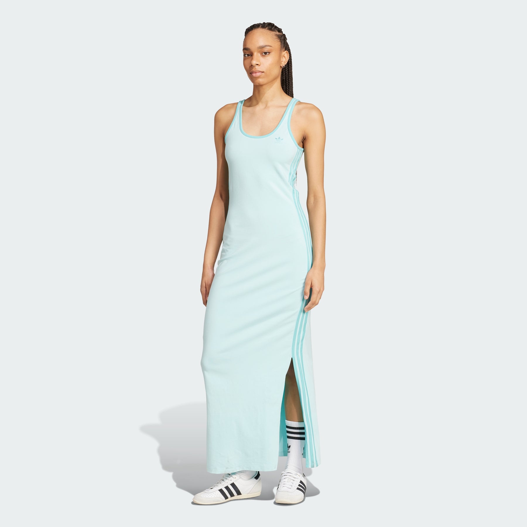 adidas Women's Adicolor 3-stripes Tank Maxi Dress