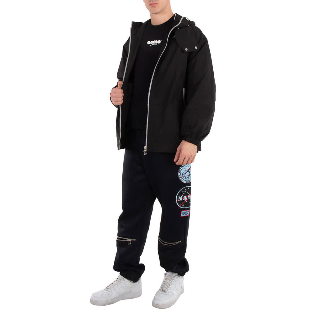 ジャケット・アウター OAMC Mark Logo-Patch Zipped Jacket OAMC OAMC Tie Dyed Logo Patch Zipped Hooded Jacket - Ties