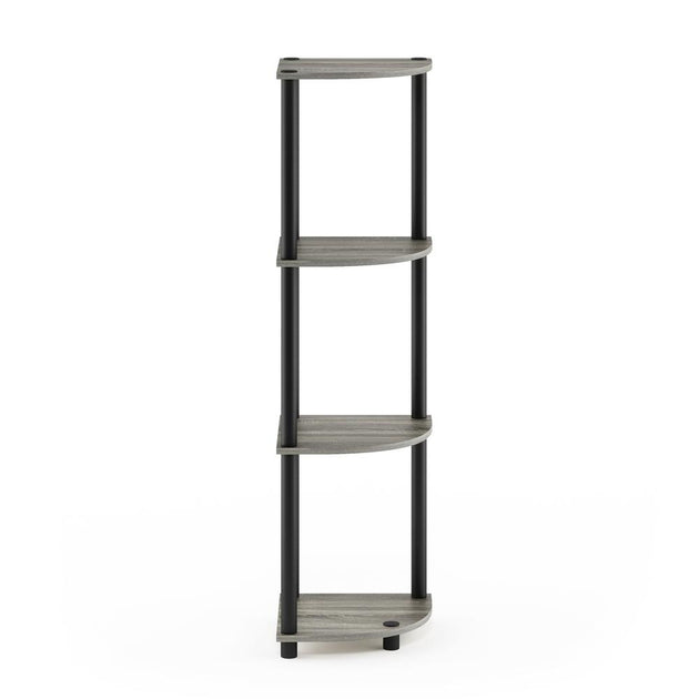 Furinno Turn-n-tube 4-tier Corner Display Rack Multipurpose Shelving ...