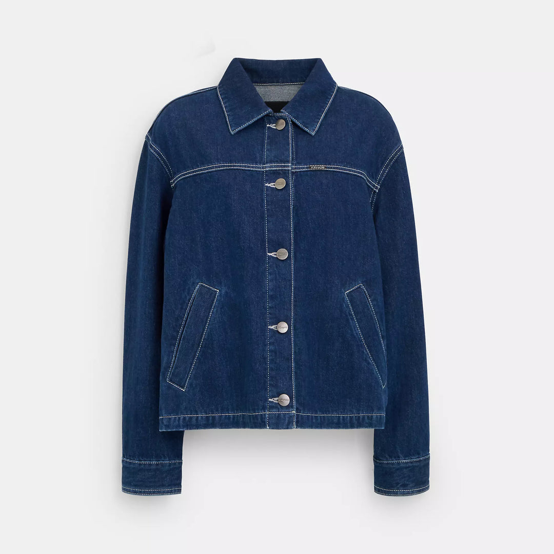 Coach Outlet Denim Utility Jacket | ShopSimon
