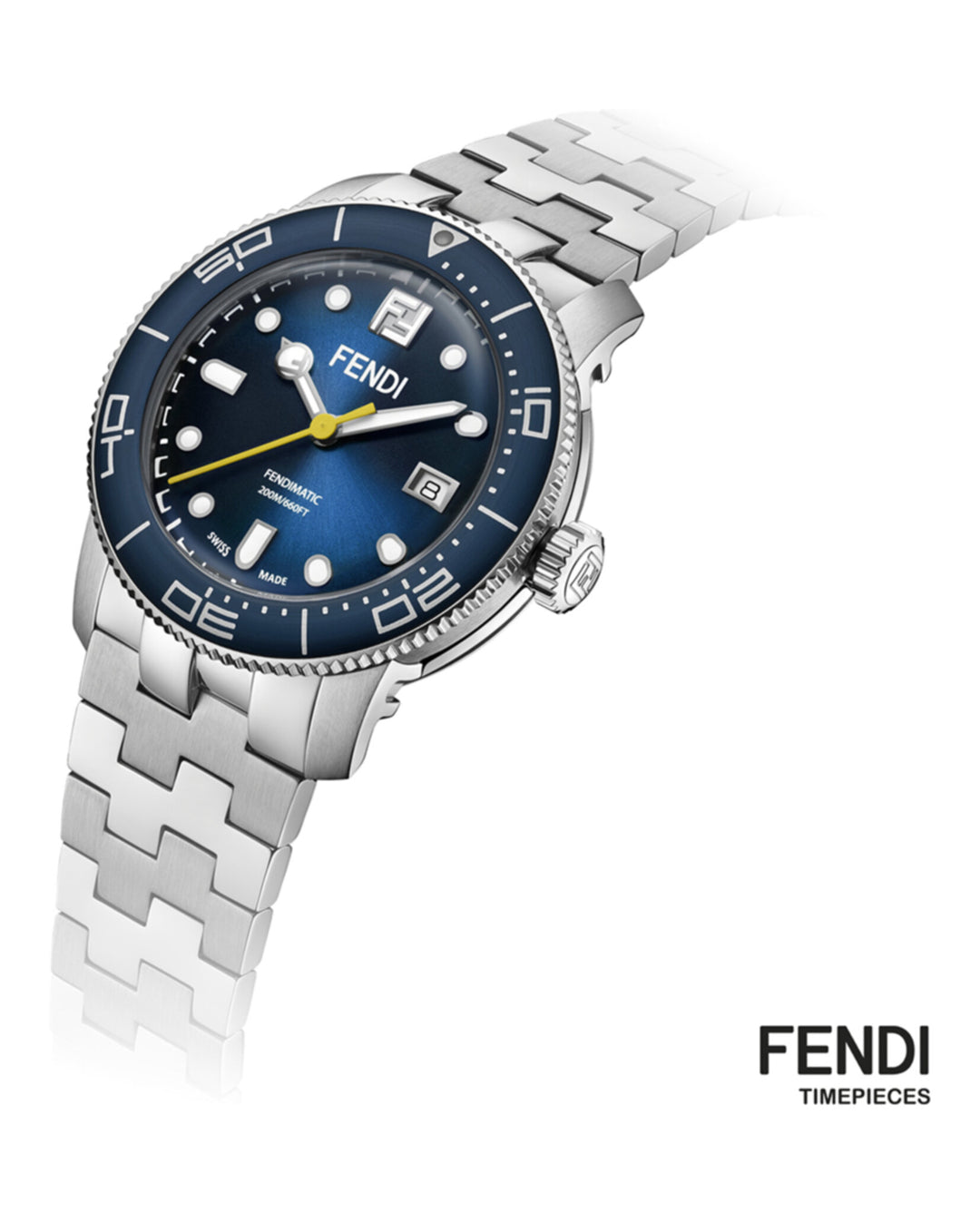 Fendi Aqua Automatic Diver Watch | ShopSimon