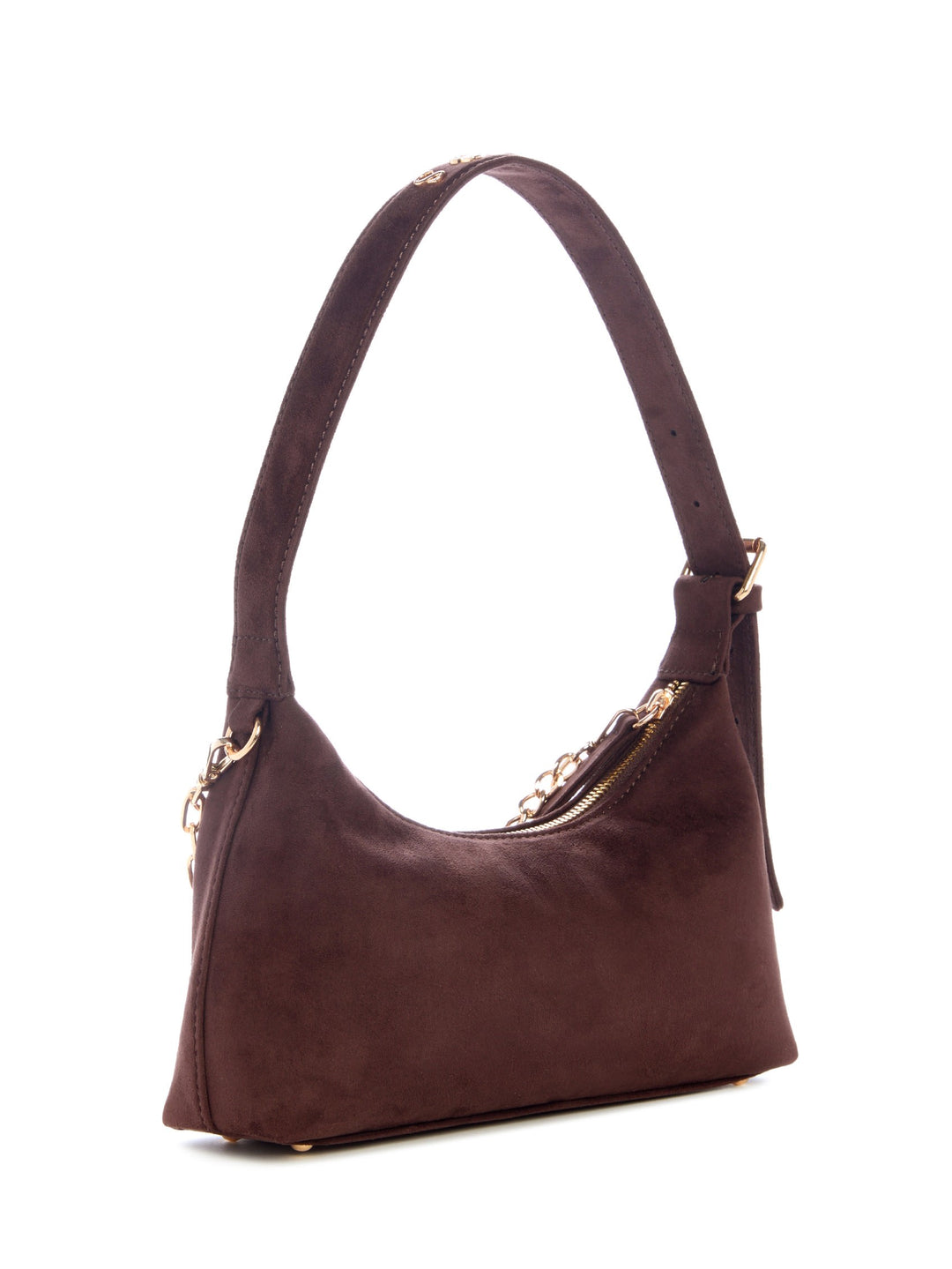 Guess Factory Demelza Faux-Suede Shoulder Bag | ShopSimon
