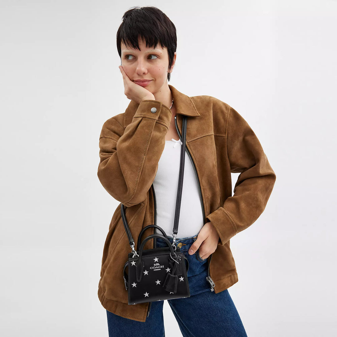 Coach Outlet Andrea Mini Carryall Bag With Star Print | ShopSimon