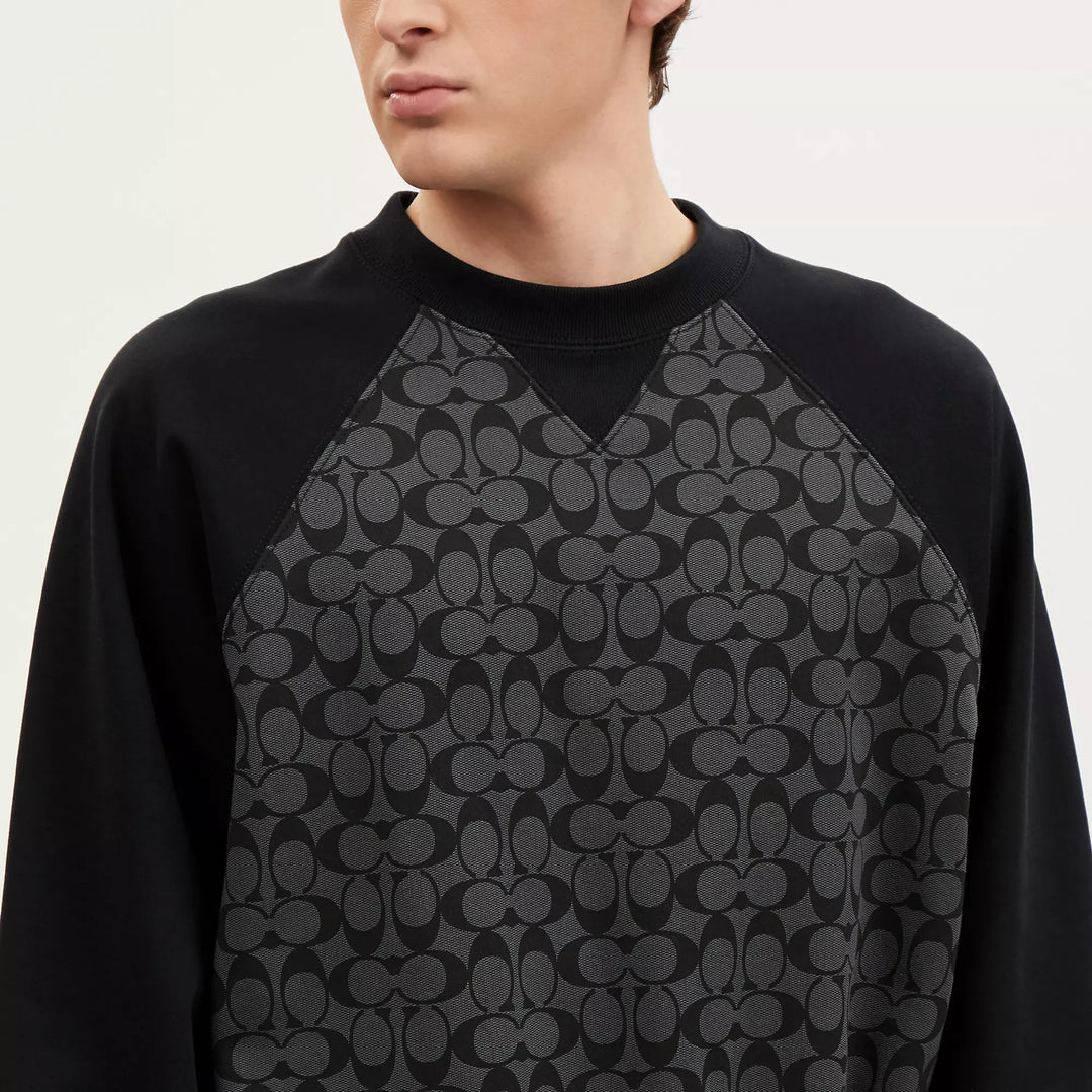 Coach Outlet Signature Crewneck Sweatshirt | ShopSimon