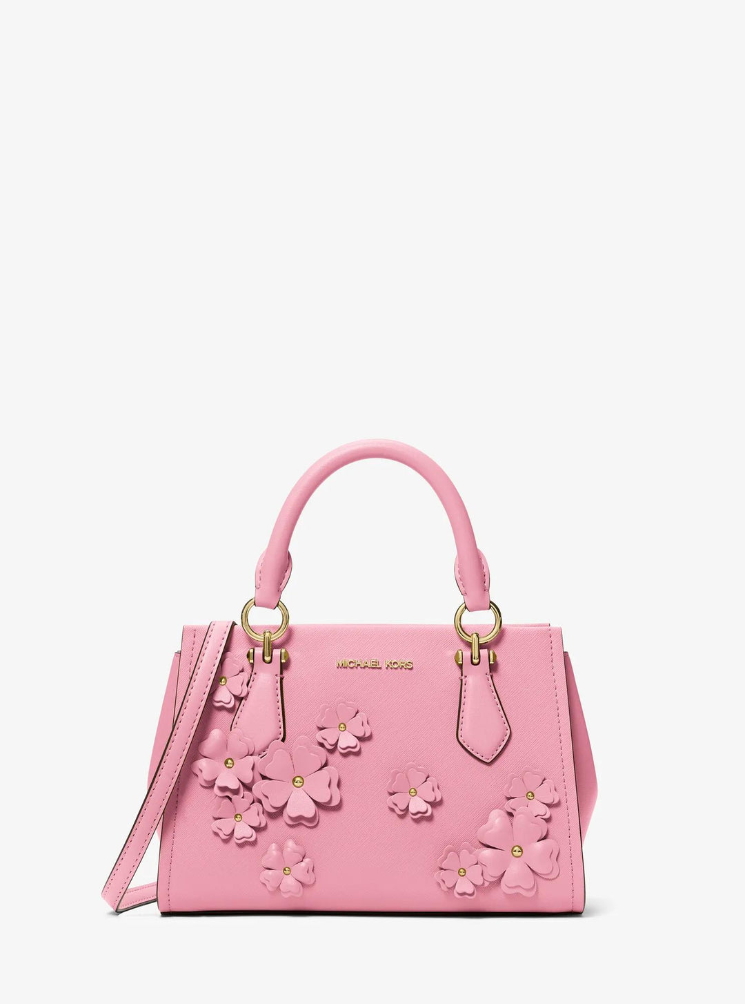 Michael Kors Outlet Marilyn Small Floral Embellished Satchel
