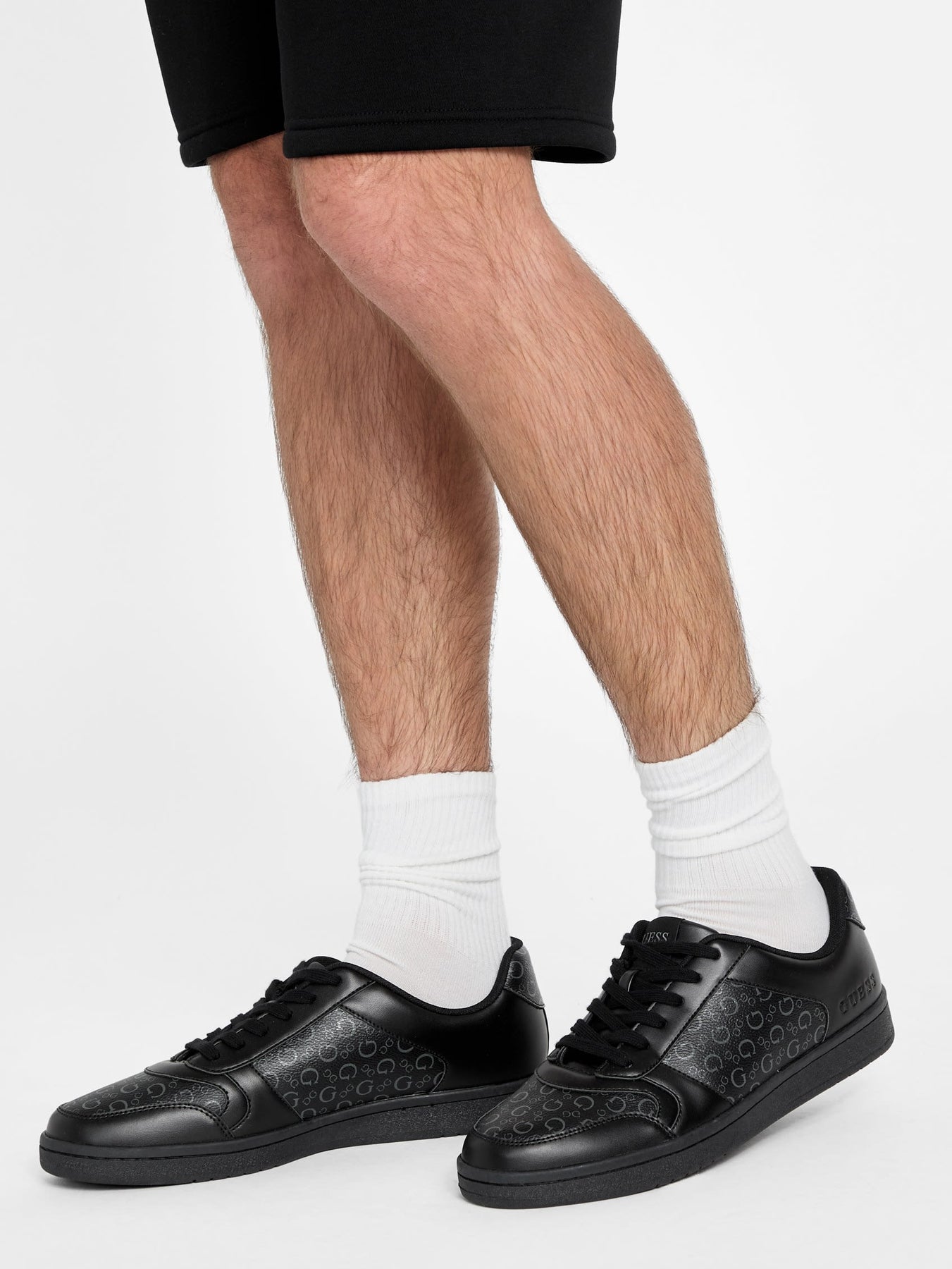 Guess Factory Leaton Low-Top G Logo Sneakers | ShopSimon