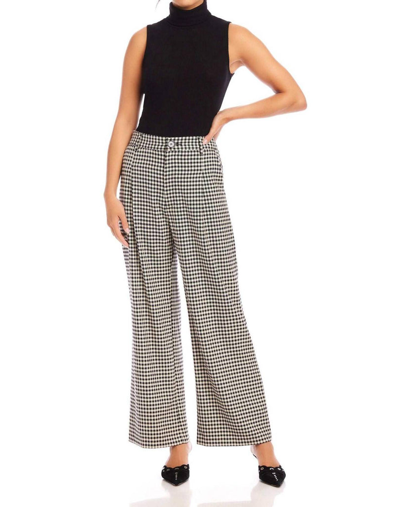 Fifteen Twenty Mina Wide Leg Pants In Grey | ShopSimon