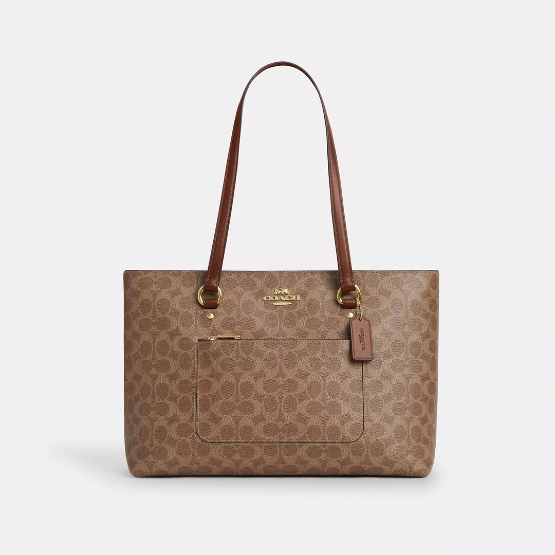 Coach Outlet Station Tote Bag In Signature Canvas | ShopSimon