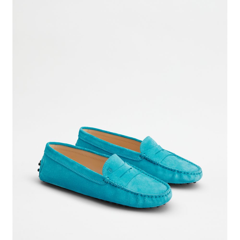 TOD'S Gommino Driving Shoes in Suede | ShopSimon