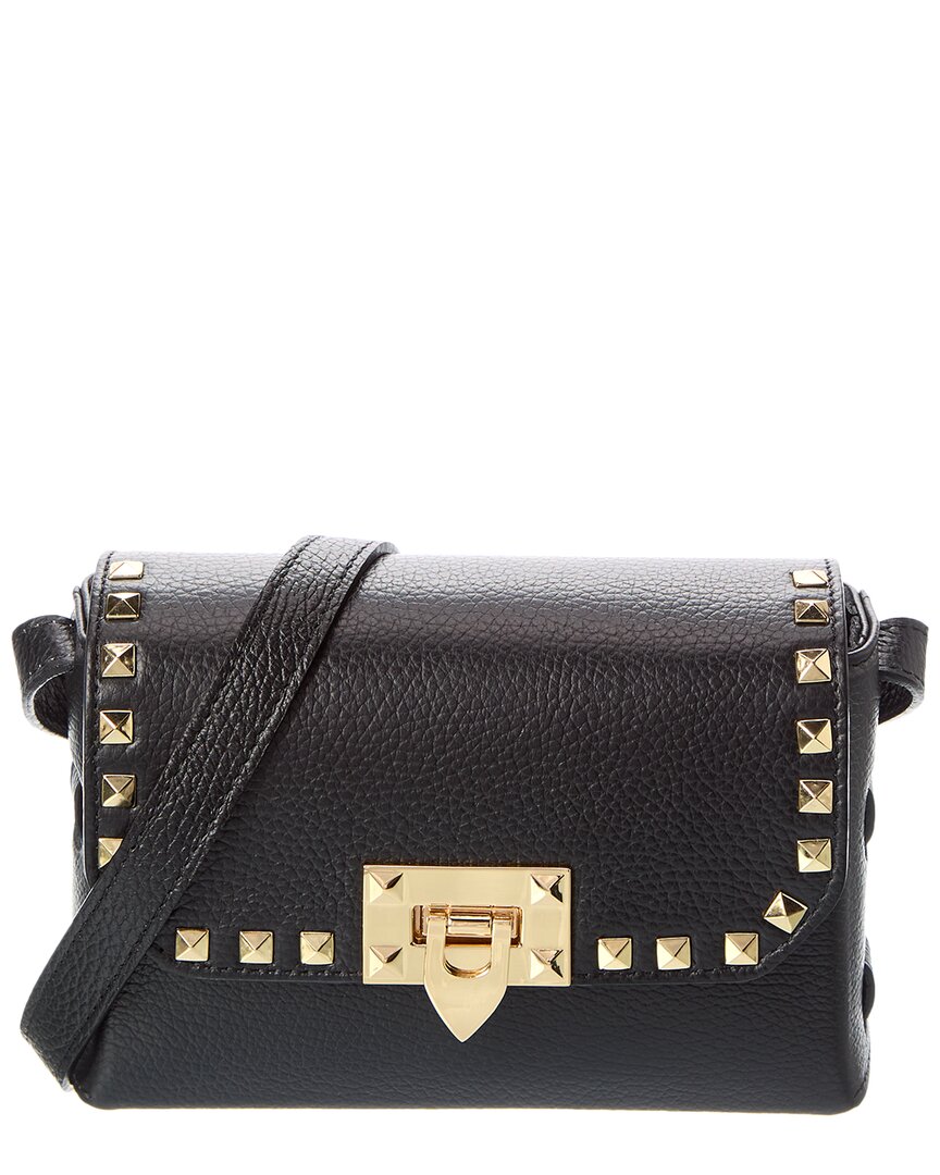 Isabella Rosetti Juliette Studded Leather Shoulder Bag | ShopSimon