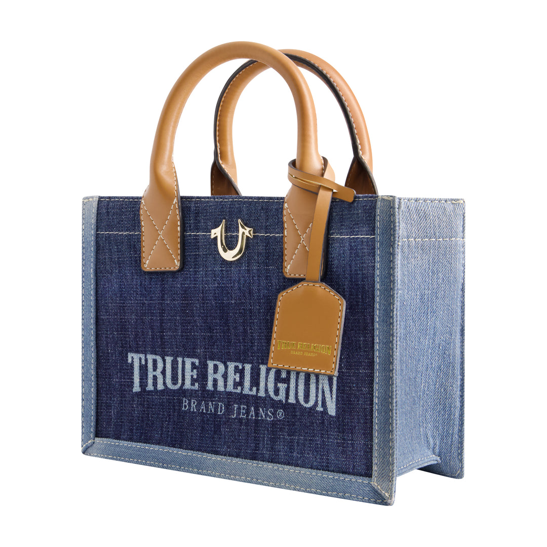 True Religion Modern Edge Denim Tote ShopSimon