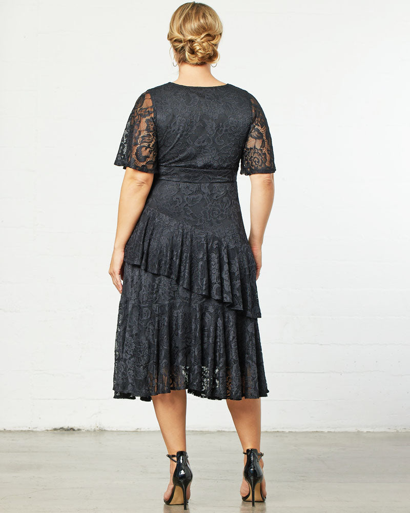 Kiyonna Lace Affair Cocktail Dress