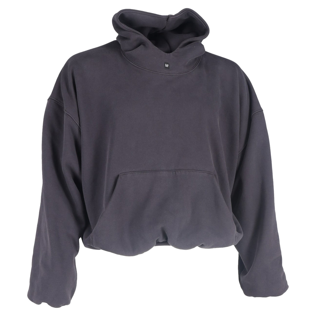yeezy X Gap Logo Hoodie In Grey Cotton | ShopSimon