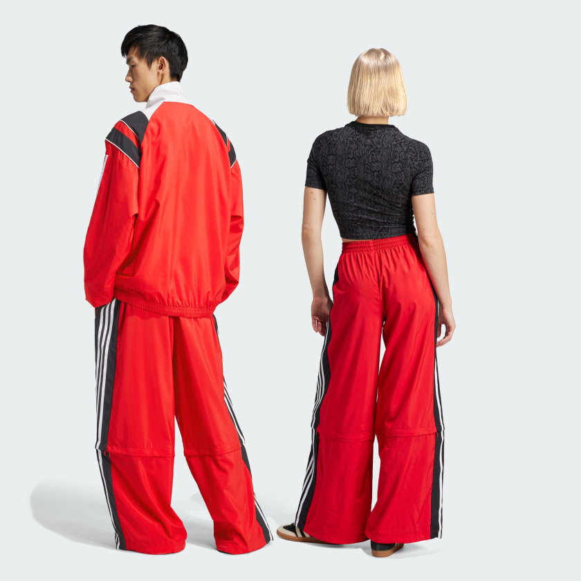 【adidas】 RASANT Cut-Line Track Pants Collegiate Red 7d6a8cdfd4b84aaa8fea208fde699b