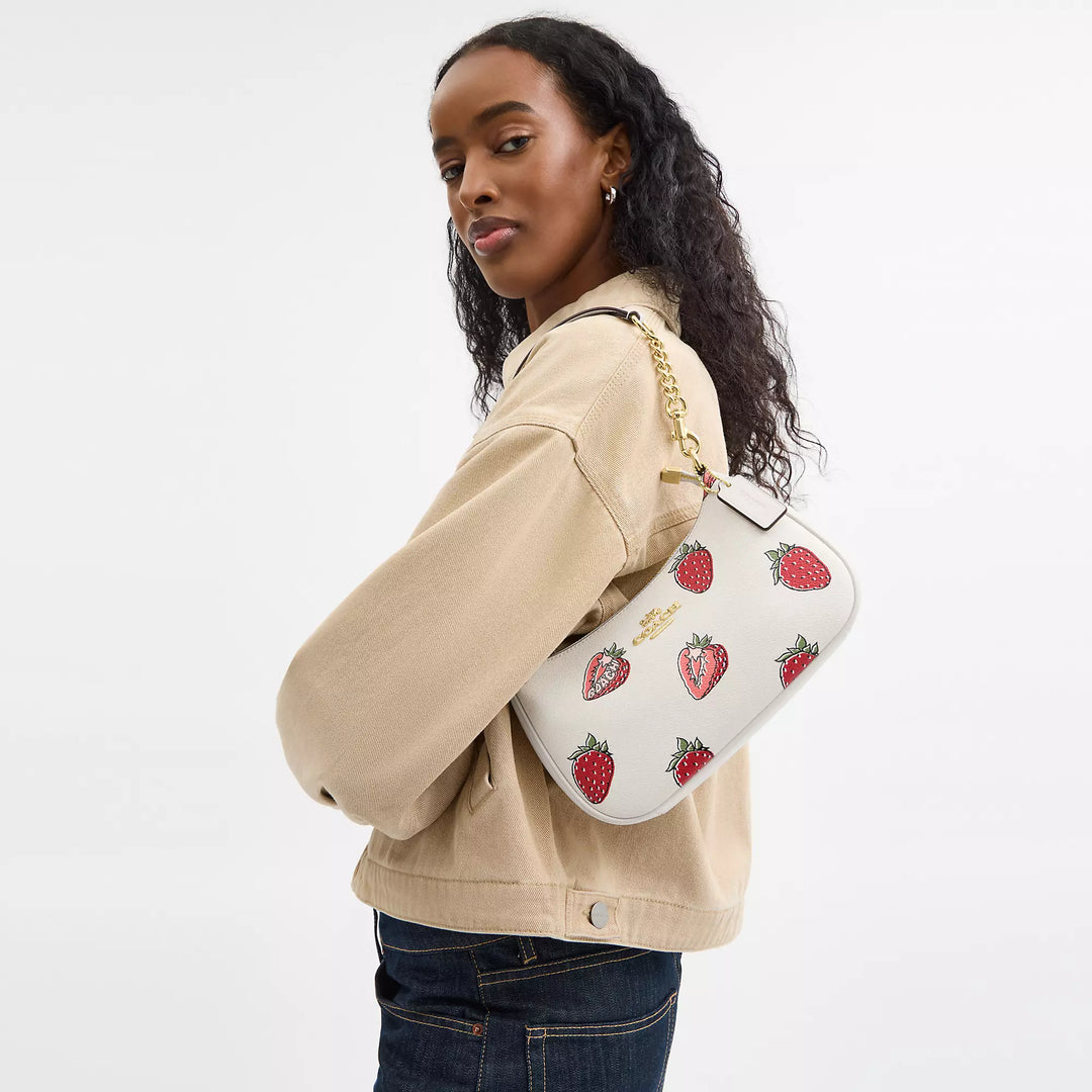 【COACH】Teri Shoulder Bag With Strawberry Print NWT Coach Teri Shoulder Bag With Strawberry Print CAL62 | eBay