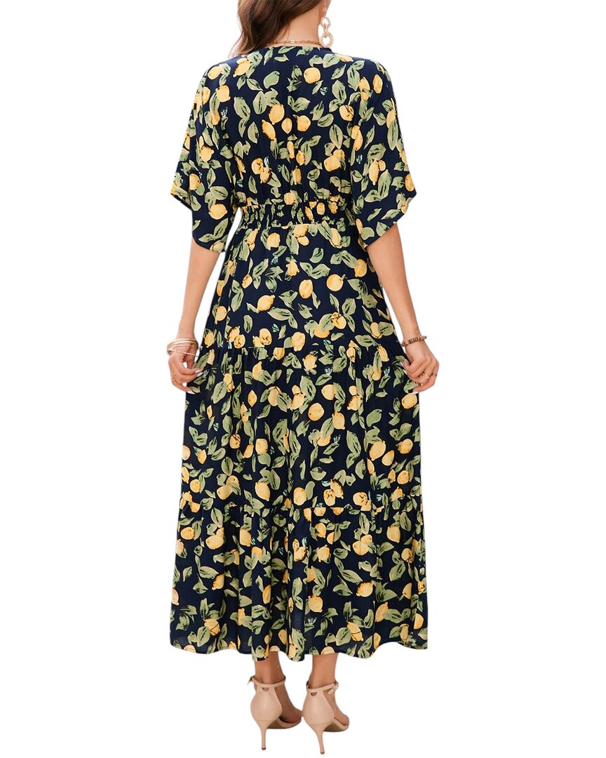 green emerald velvet dress Dawn's Embrace Maxi Dress White – Gabi Swimwear main image 1