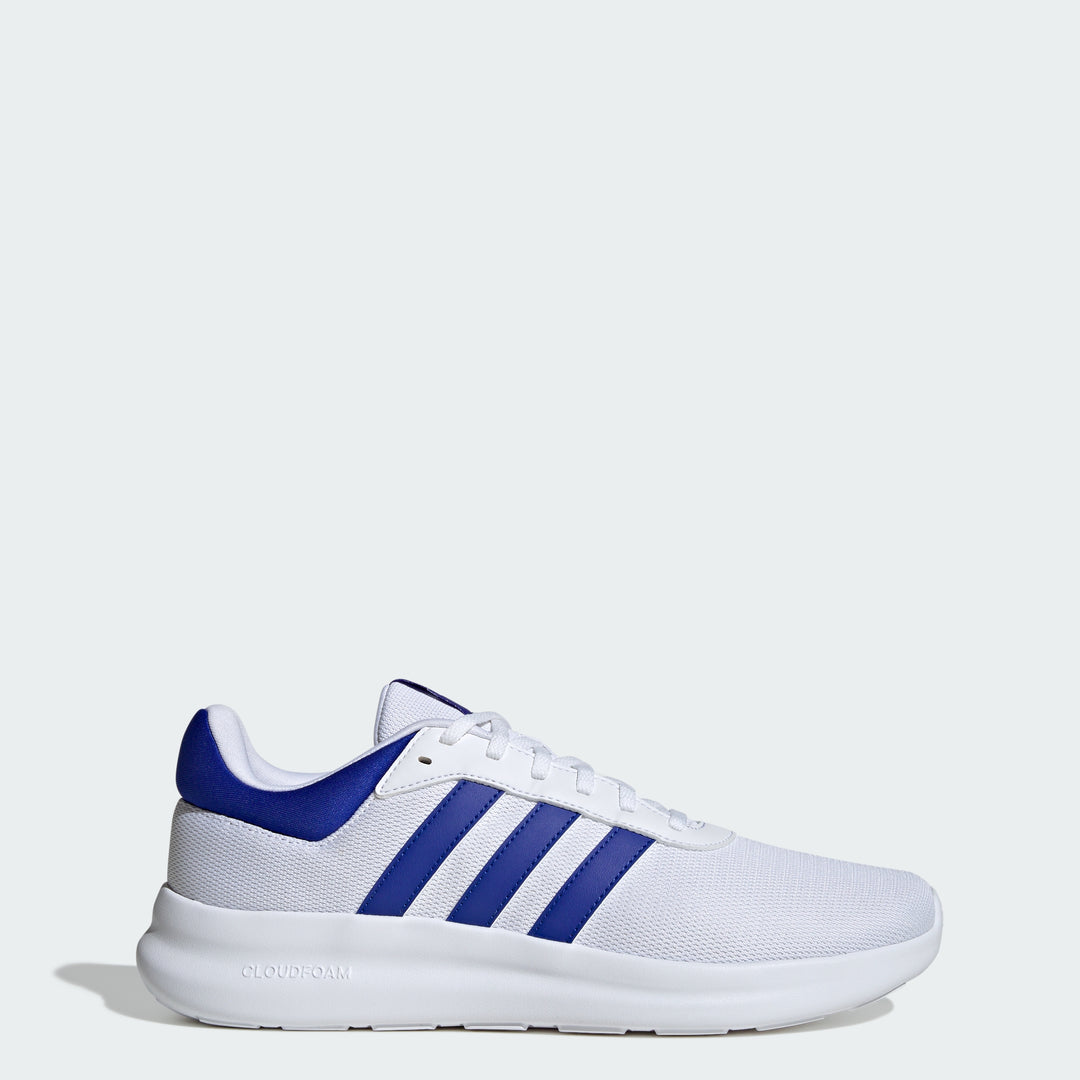 Adidas Men's Lite Racer 4.0 Shoes (Cloud White / Lucid Blue / Lucid Blue)
