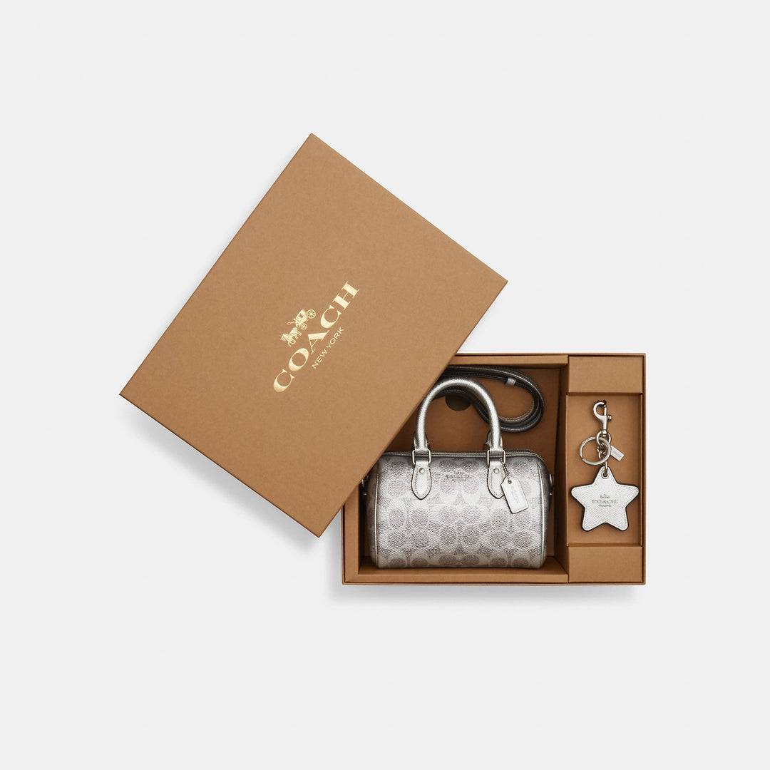 Coach Outlet Boxed Mini Rowan Crossbody Bag And Mirror Bag Charm