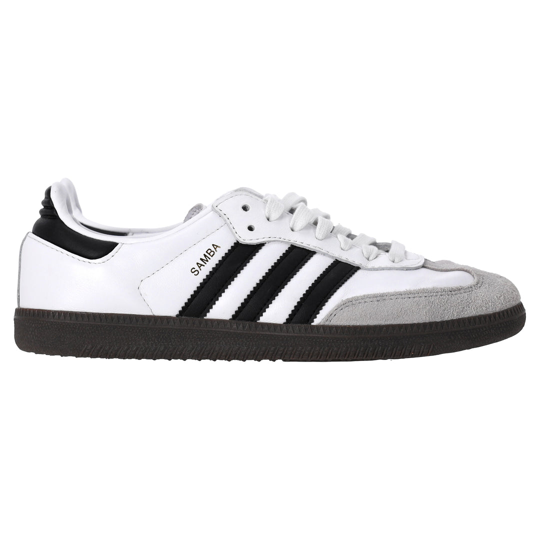 Adidas Originals Adidas Samba OG Sneakers in White Leather | ShopSimon Adidas Originals Adidas Samba OG Sneakers in White Leather | ShopSimon