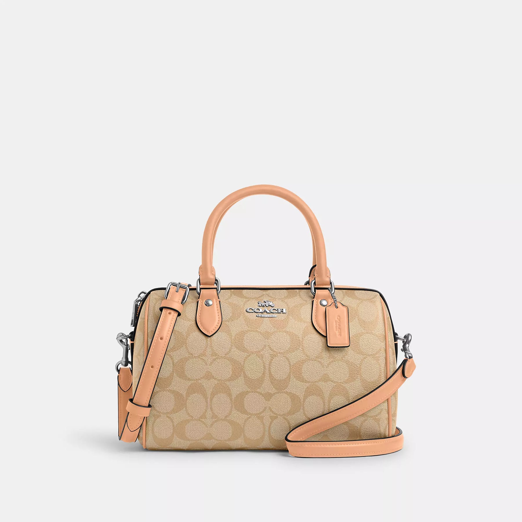 Coach Outlet Rowan Satchel Bag In Signature Canvas ShopSimon