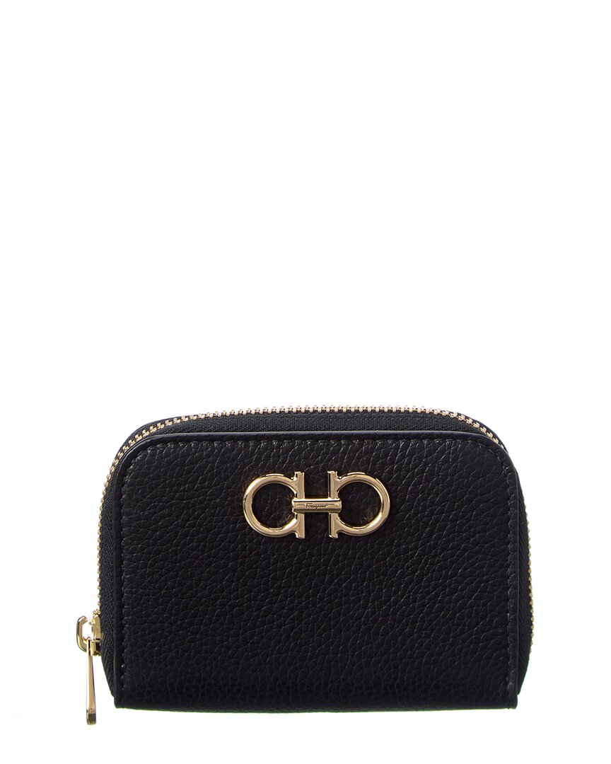Salvatore Ferragamo Ferragamo Gancini Leather Coin Purse  display picture 1