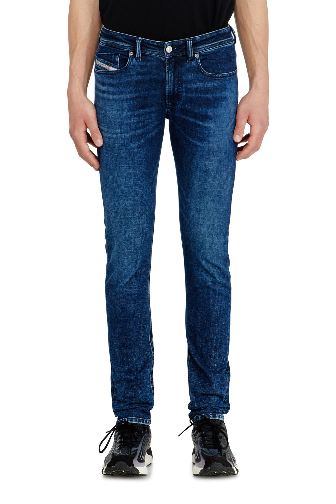 Diesel Skinny Jeans Low Waist 1979 Sleenker, Dark Blue, Zip Fly