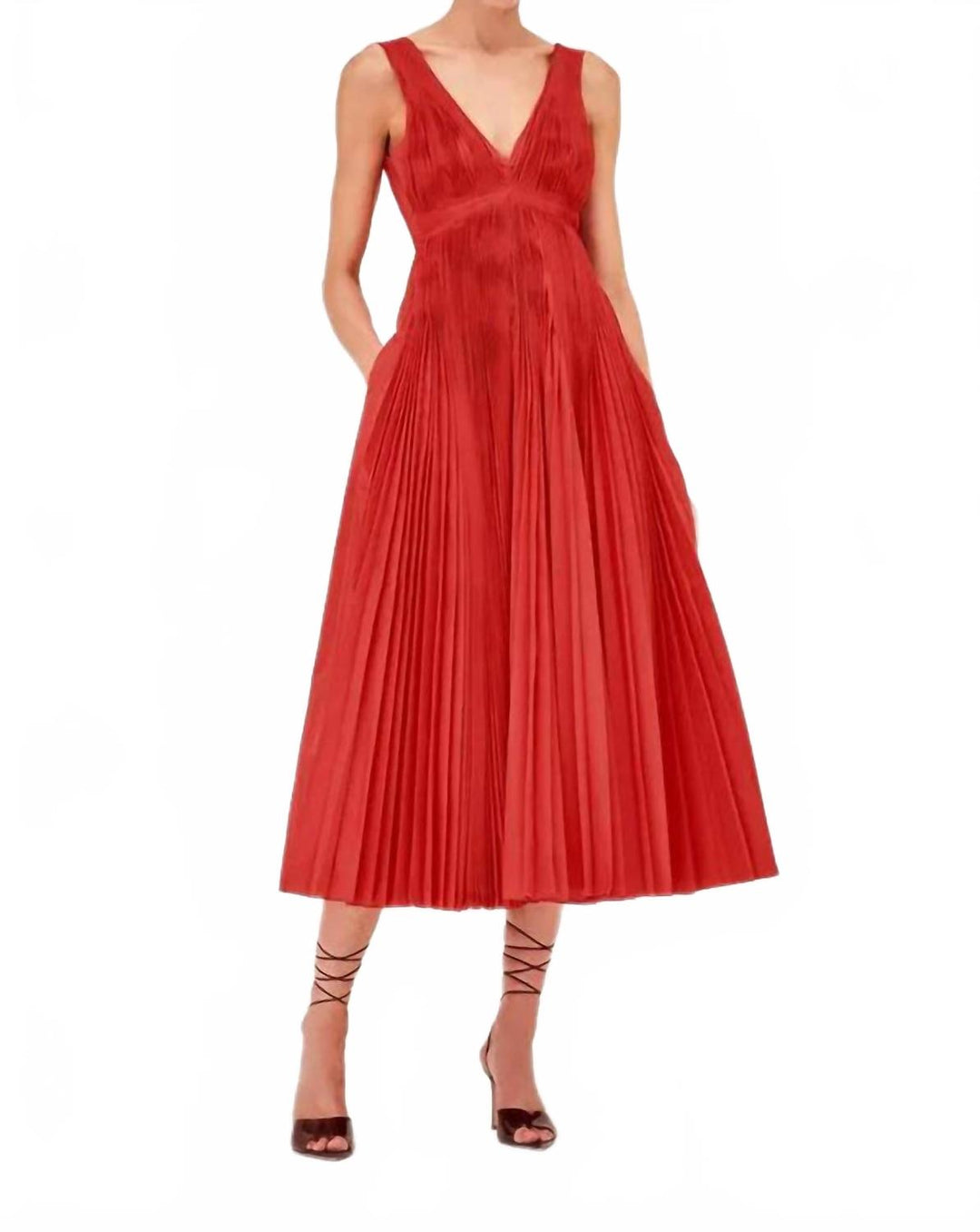 ALEXIS Women's Lauren Dress In Vermillon