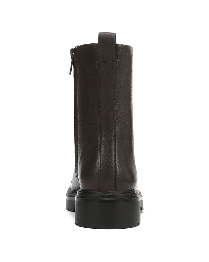 NWOB VINCE RARE Short Black Leather Boots w Buckle / Strap PROTOTYPE Vince Parvin Leather Short Boot | ShopSimon main image 4